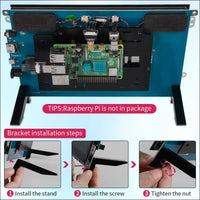 Magedok 9 Inch Touch Screen Display for Raspberry Pi,1280 x 720/ Anti-Glare/Optical Bonding Capacitive Screen/IPS /600 lumens/Wall Mountable/HDMI Portable Monitor
