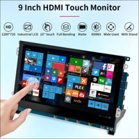 Magedok 9 Inch Touch Screen Display for Raspberry Pi,1280 x 720/ Anti-Glare/Optical Bonding Capacitive Screen/IPS /600 lumens/Wall Mountable/HDMI Portable Monitor