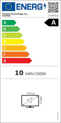 MAGICRAVEN Laptop Monitor 14" FHD 1080P IPS Dual Screen Laptop Screen Extension for 14"-17" HDMI/USB-C/A Plug and Play, Additional Screen for Windows, Mac, Android