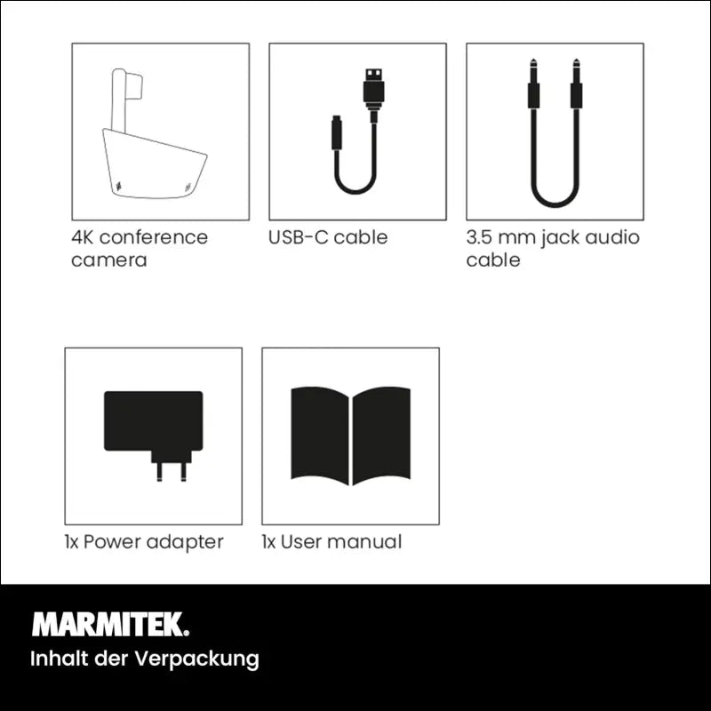 Marmitek 4K Conference Camera with Audio**