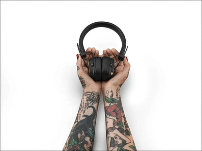 Marshall Major IV Wireless Bluetooth On-Ear Headphones (Black)