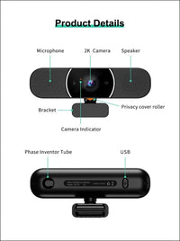 * **Matosio OwlBar Mini 2K Webcam**