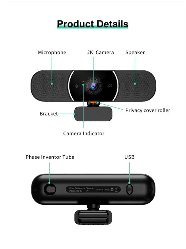 * **Matosio OwlBar Mini 2K Webcam**