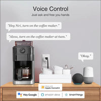 Matter Smart WiFi Plug with Energy Monitor, 2 Pack, Works with Apple HomeKit, Google Assistant, Alexa, and SmartThings