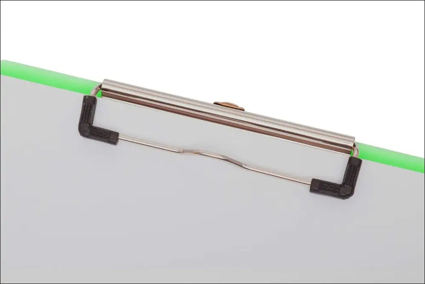 Maul Writing Board, Plastic, A4 clipboard, Hanging Loop Green