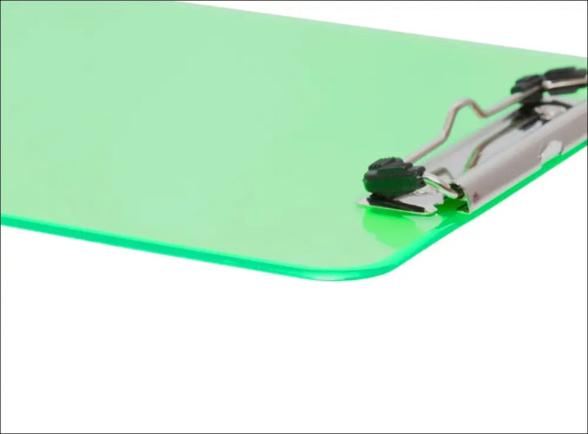 Maul Writing Board, Plastic, A4 clipboard, Hanging Loop Green