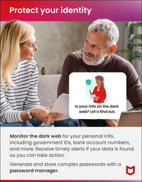 McAfee®+ Premium Individual Antivirus & Internet Security - Unlimited Devices, 1-Year - Windows/Mac/Android/iOS [Digital Download]