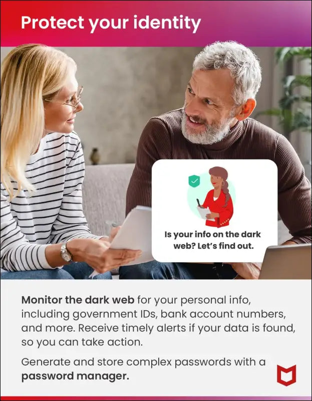 McAfee®+ Premium Individual Antivirus & Internet Security - Unlimited Devices, 1-Year - Windows/Mac/Android/iOS [Digital Download]