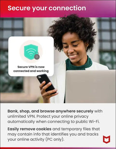 McAfee®+ Premium Individual Antivirus & Internet Security - Unlimited Devices, 1-Year - Windows/Mac/Android/iOS [Digital Download]