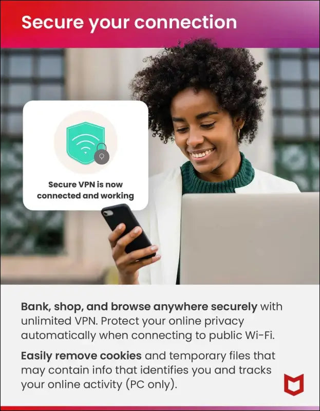McAfee®+ Premium Individual Antivirus & Internet Security - Unlimited Devices, 1-Year - Windows/Mac/Android/iOS [Digital Download]