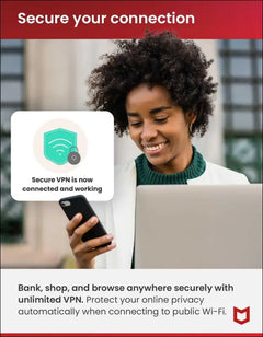 McAfee®+ Premium Individual Antivirus & Internet Security - Unlimited Devices, 1-Year - Windows/Mac/Android/iOS [Digital Download]