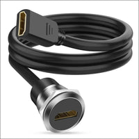 MEIRIYFA 4K HDMI Extender Cable, HDMI 2.0 Female to Female Adapter Extension Cable Support 4K@60Hz 3D HDR Compatible with HDTV, PS3/PS4, Laptop, Monitor, Projector - 1M (F-F)