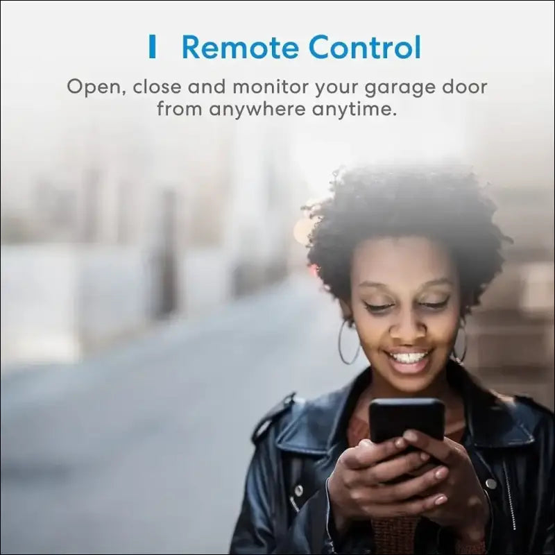 Meross Smart Garage Door Opener, Smart Door Remote Compatible with HomeKit, Siri, Apple Watch, HomePod, Alexa, Google Home, and SmartThings, Remote Control and Voice Control