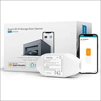 Meross Smart Garage Door Opener, Smart Door Remote Compatible with HomeKit, Siri, Apple Watch, HomePod, Alexa, Google Home, and SmartThings, Remote Control and Voice Control