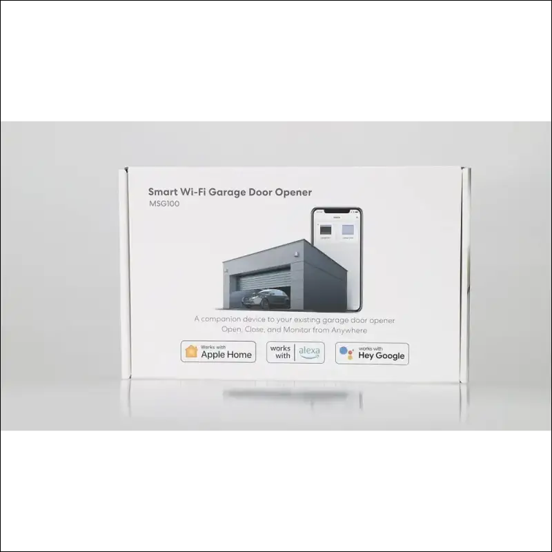 Meross Smart Garage Door Opener, Smart Door Remote Compatible with HomeKit, Siri, Apple Watch, HomePod, Alexa, Google Home, and SmartThings, Remote Control and Voice Control