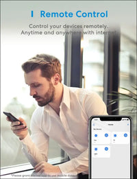meross Smart Plug WiFi Outlet Works with Apple HomeKit, Siri, Alexa, Google Home, Smart Socket with Timer Function, Remote Control, No Hub Required - 2 Pack