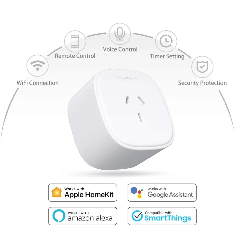 meross Smart Plug WiFi Outlet Works with Apple HomeKit, Siri, Alexa, Google Home, 4 Pack (MSS210HKQUAAU)