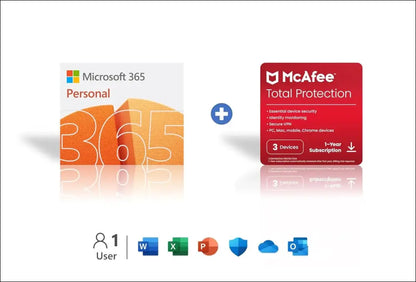 Microsoft 365 Personal - 1 Year Subscription [Digital Download]