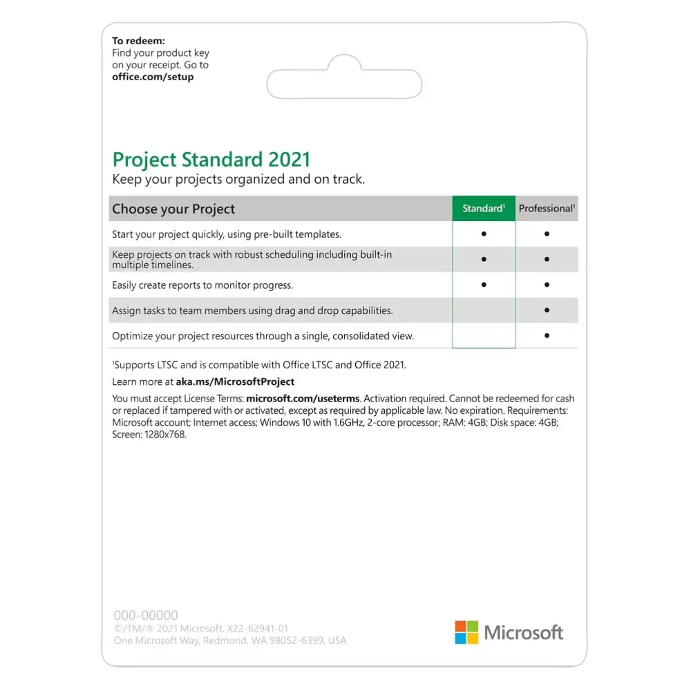 Microsoft Project Professional 2021 [Digital Download]