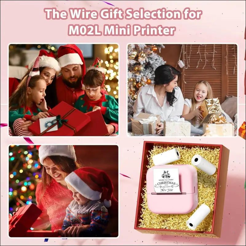Mini Bluetooth Photo Printer - Pink