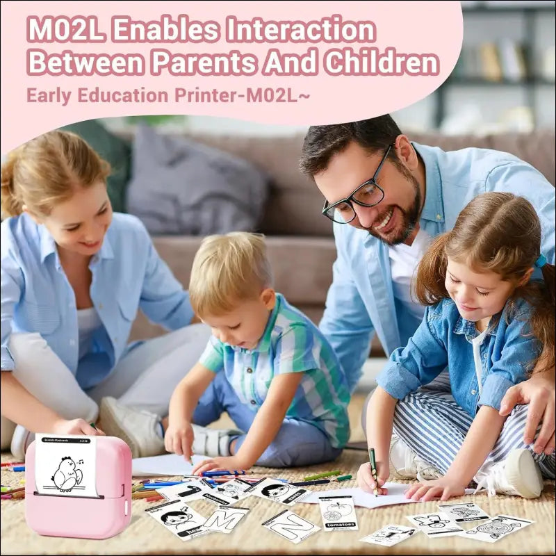 Mini Bluetooth Photo Printer - Pink