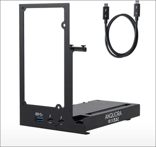 Mini eGPU Enclosure 40Gbps Thunderbolt3/4 USB4 for Laptop Compatible with Win/Linux/MacOS, PCIe External GPU Dock with PD 85W, Support NVIDIA/AMD,