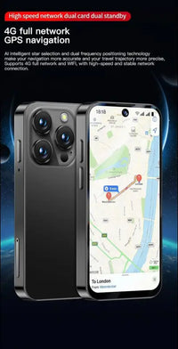 Mini Mobile Phone 4G Smartphone, 3.88 Inch Full Screen Smartphone Android 12, Dual SIM, Face Recognition, GPS, OTC,Google Play Unlocked Phone (Blue, 64, GB, GB, 4)