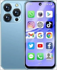 Mini Mobile Phone 4G Smartphone, 3.88 Inch Full Screen Smartphone Android 12, Dual SIM, Face Recognition, GPS, OTC,Google Play Unlocked Phone (Blue, 64, GB, GB, 4)