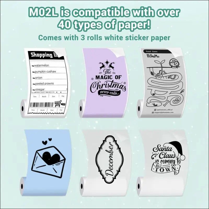 Mini Mobile Photo Printer, 1200 mAh
