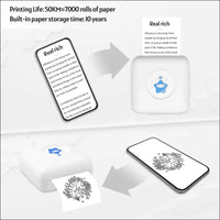 Mini Mobile Photo Printer - Bluetooth