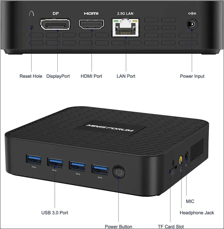 Mini PC: Celeron J4125, 8GB/256GB, Win10