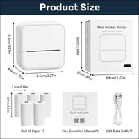 Mini Photo Printer with Bluetooth