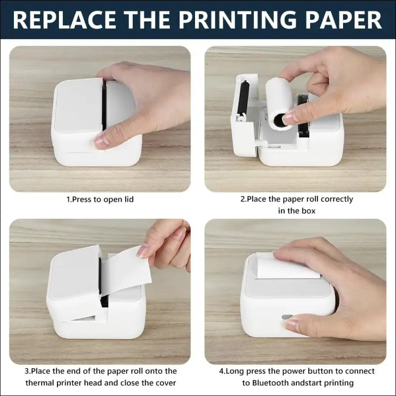 Mini Photo Printer with Bluetooth