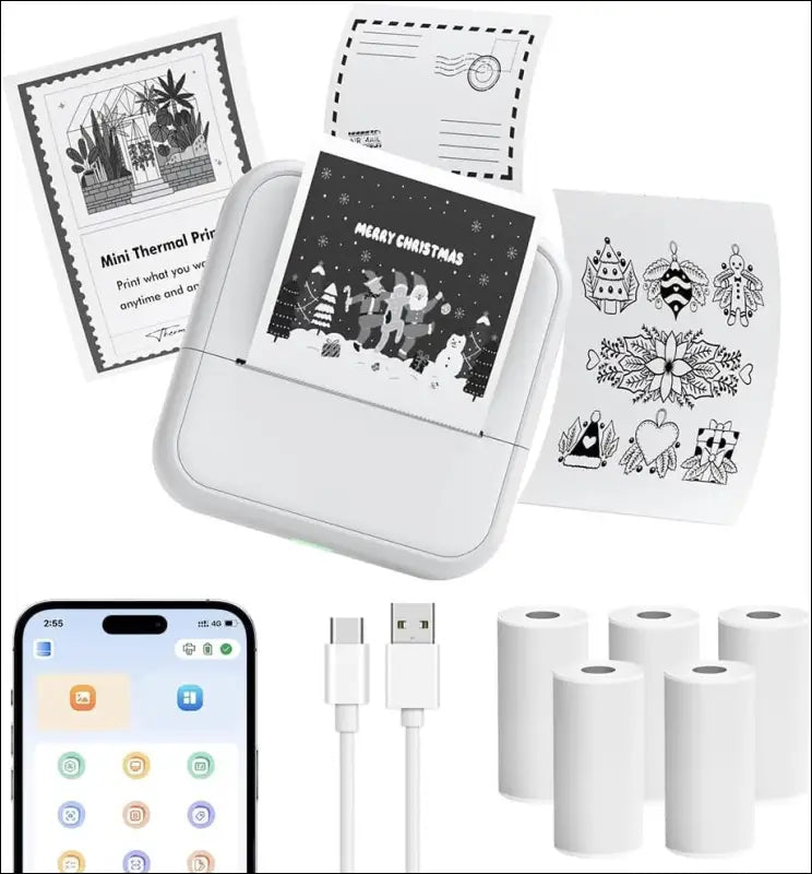 Mini Photo Printer with Bluetooth