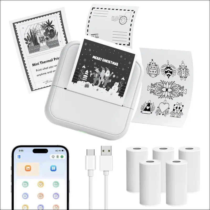 Mini Photo Printer with Bluetooth