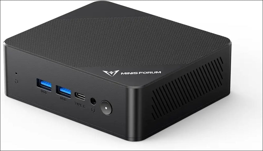 MINIS FORUM UN100D Mini PC, N100, 16GB RAM, 512GB SSD