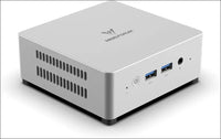 MINISFORUM Mini PC UN100L Intel 12th Gen Alder Lake- N100,16 GB LPDDR5 RAM 512 GB PCIe SSD Desktop PC 4K Triple Display