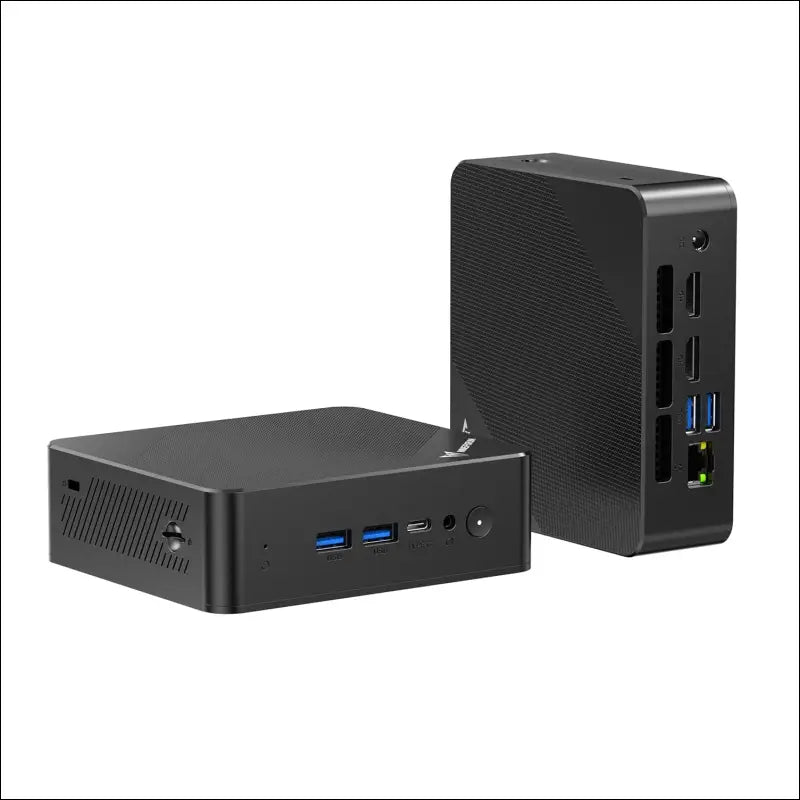 MINISFORUM UN100P Mini PC Intel 12th Gen Alder Lake- N100,16 GB DDR4 RAM 512 GB PCIe SSD Mini Desktop PC 4K Triple