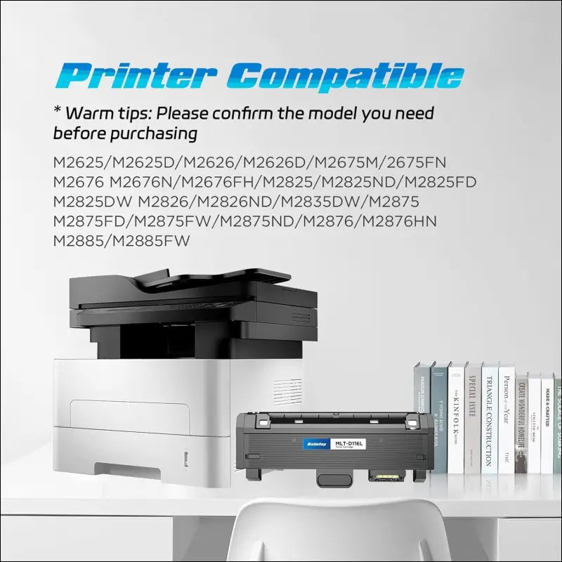 MLT-D116L Toner Cartridge Compatible with Samsung MLT-D116L D116S for Samsung Xpress M2675F M2885FW M2835DW M2825DW M2825ND M2675FN M2625D M2875FD M2875FW M2835 M2835 M2885 M2675