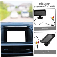 Mobestech 1 Set Car Monitor 4.3 Inch Monitor Display Screen for SUV Display Screen for Pickup Display Screen for Van Camera Display for SUV Camera Monitor Truck Liquid Crystal...