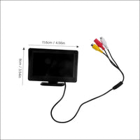 Mobestech 1 Set Car Monitor 4.3 Inch Monitor Display Screen for SUV Display Screen for Pickup Display Screen for Van Camera Display for SUV Camera Monitor Truck Liquid Crystal...