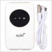 Mobile WiFi Hotspot, 4G LTE 300Mbps USB WiFi Modem Unlocked 5G WiFi Hotspot High Speed with SIM Card Slot Portable Wireless WiFi Router for Travel Work