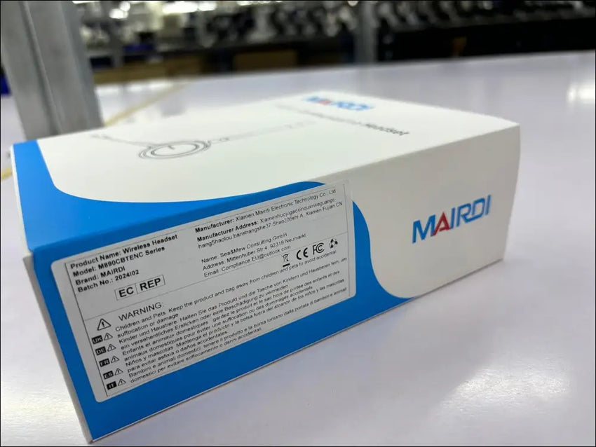 Mono Bluetooth Headset with Mic & Charger