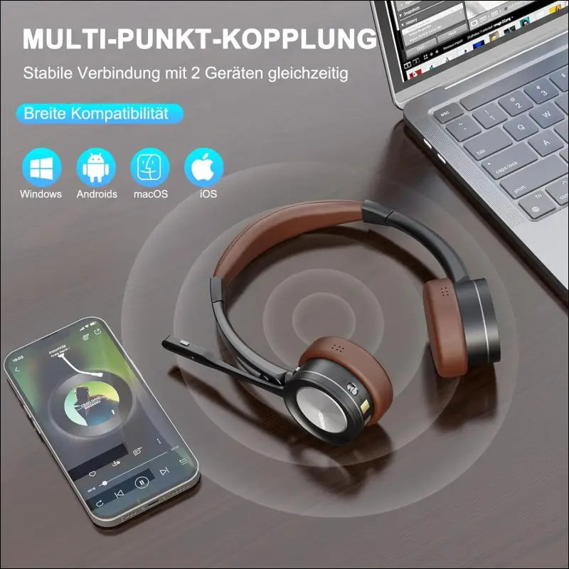 Mono Bluetooth Headset with Mic & Charger