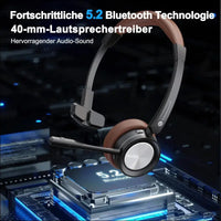 Mono Bluetooth Headset with Mic & Charger