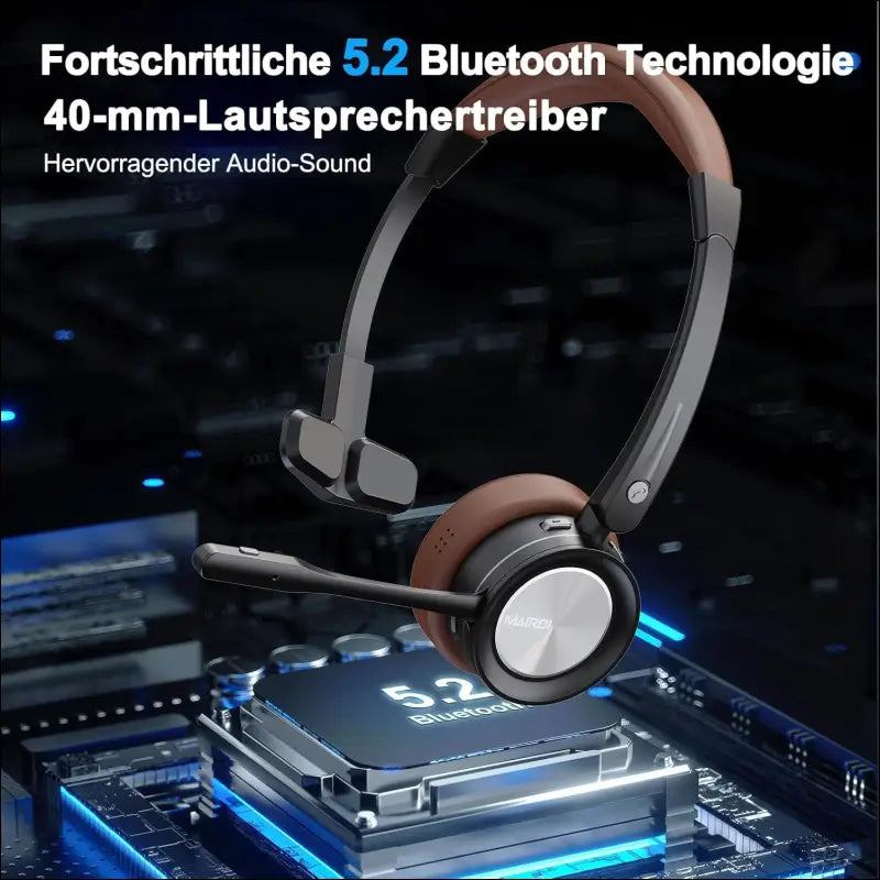 Mono Bluetooth Headset with Mic & Charger