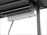 Monoprice Under Desk Cable Tray - Steel with Power Supply and Wire Management - Workstream Collection, 133815