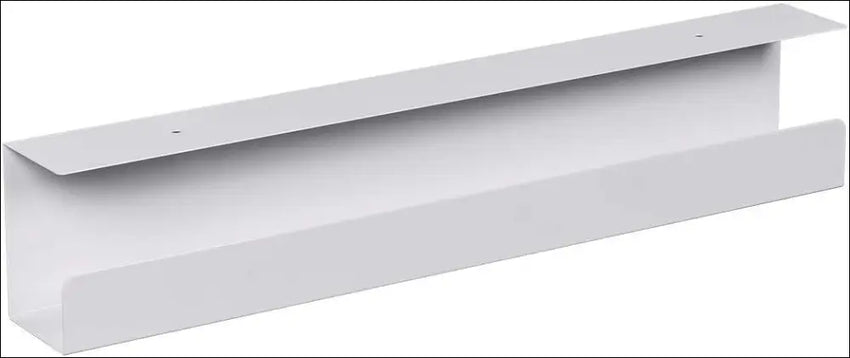 Monoprice Under Desk Cable Tray - Steel with Power Supply and Wire Management - Workstream Collection, 133815
