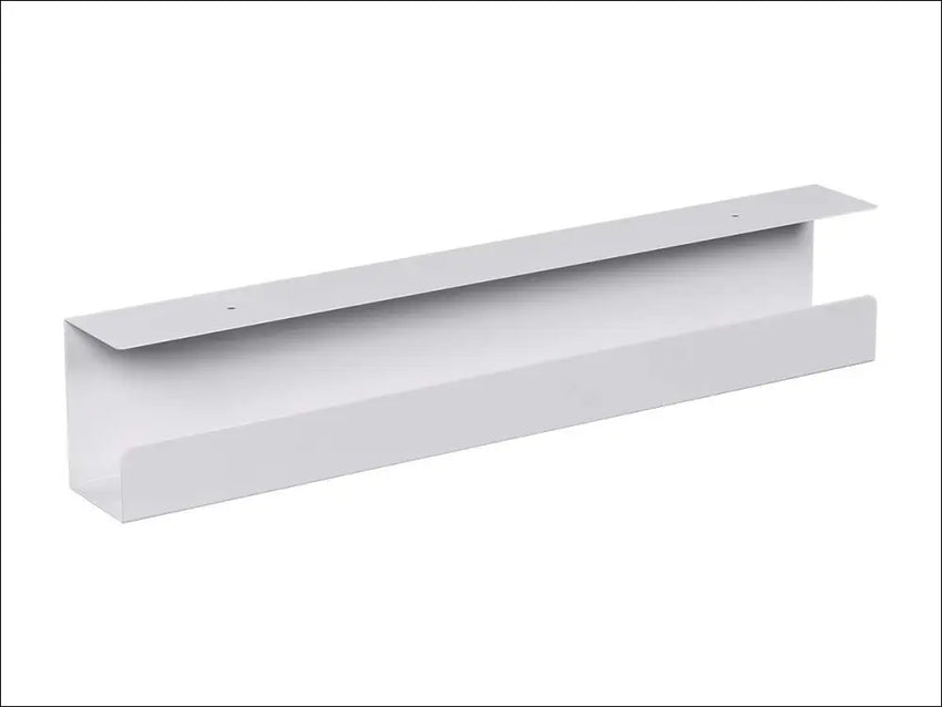Monoprice Under Desk Cable Tray - Steel with Power Supply and Wire Management - Workstream Collection, 133815