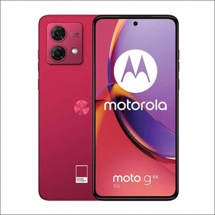 Motorola Moto G84 5G (8GB RAM, 256GB Storage) | 50MP Dual Camera | 6.5" P-OLED 120Hz Display | 5000mAh Battery | IP54 Dust/Splash Resistant (Viva Magenta)